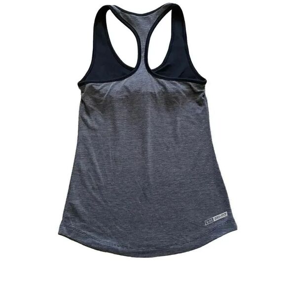 Hurley Nike Gray Sleeveless Athletic Workout Racerback Built in Bralette SZ M - Picture 11 of 11